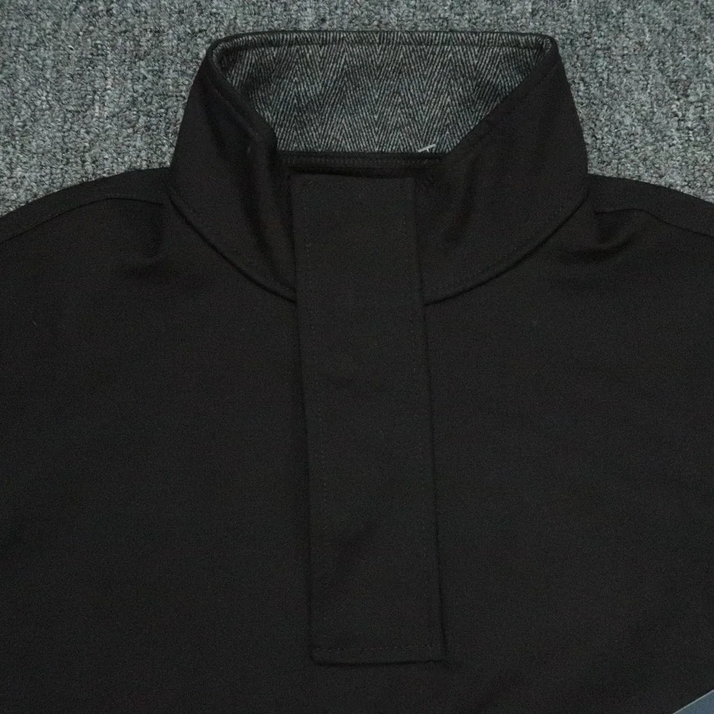 BYLT Basics Pullover Mens Small Black Elite Fairway Quarter Zip Athletic Golf